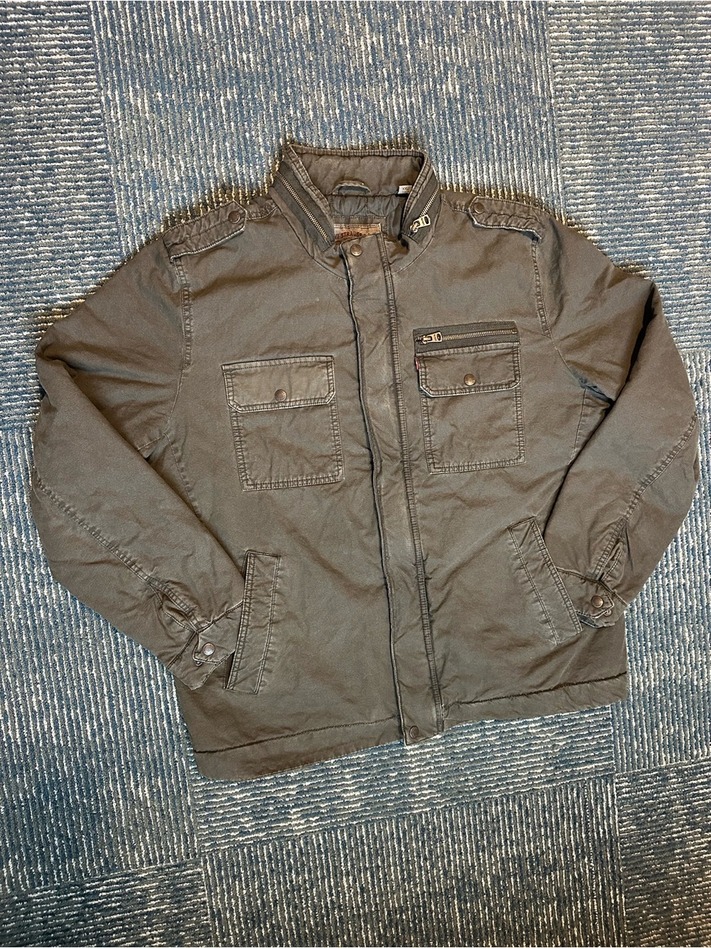 Men's Levi’s Olive Military Jacket XXL $150